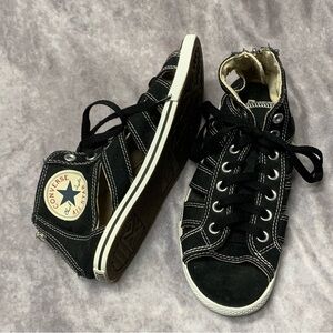 RARE Converse Chuck Taylor All Star Canvas Gladiator Sandals Wo 8.5 Shoes Black